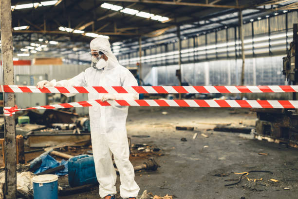 Professional Drug Lab Cleanup technician working in Phelan, CA